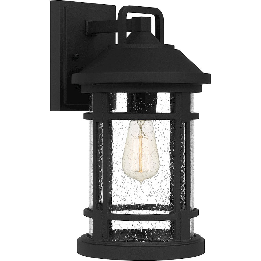 Quincy 1 Light Outdoor Wall Mount, Earth Black