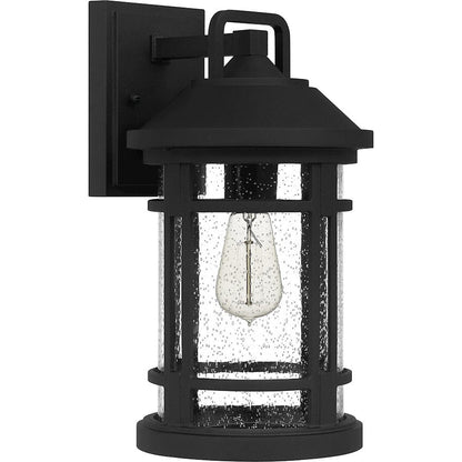 Quincy 1 Light Outdoor Wall Mount, Earth Black