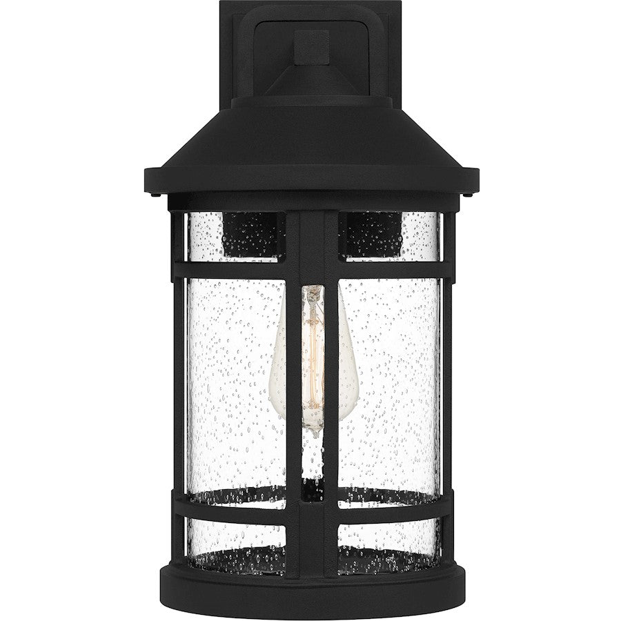 Quincy 1 Light Outdoor Wall Mount, Earth Black