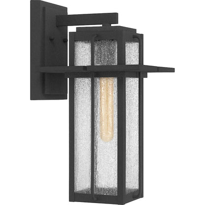 Randall 1 Light 13" Outdoor Wall Mount, Mottled Black