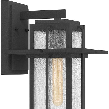 Randall 1 Light 13" Outdoor Wall Mount, Mottled Black