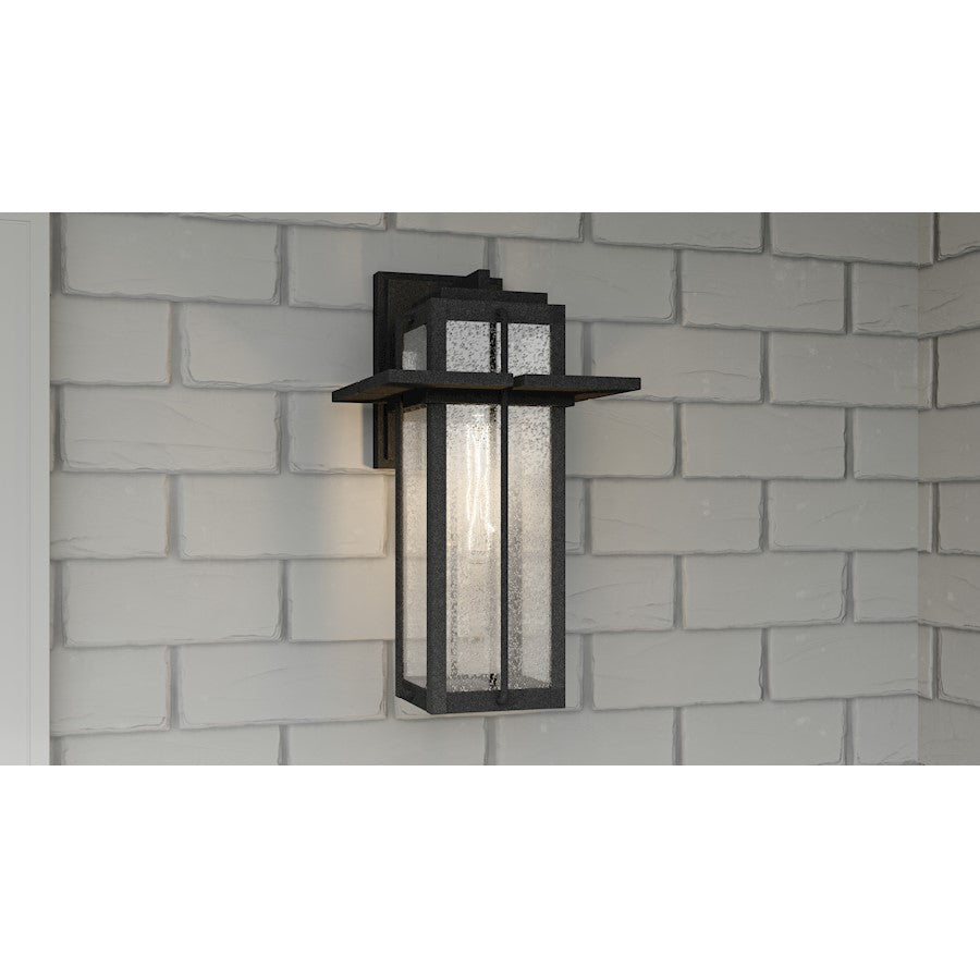 Randall 1 Light 13" Outdoor Wall Mount, Mottled Black