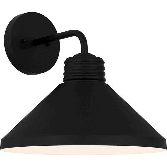 Rencher 1 Light Outdoor Lantern, Matte Black/Metal