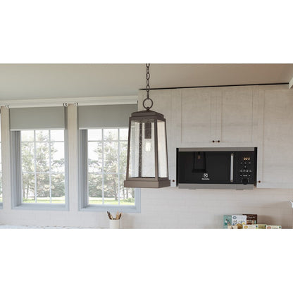 Ravenel 1 Light Mini Pendant, Bronze/Clear Seeded