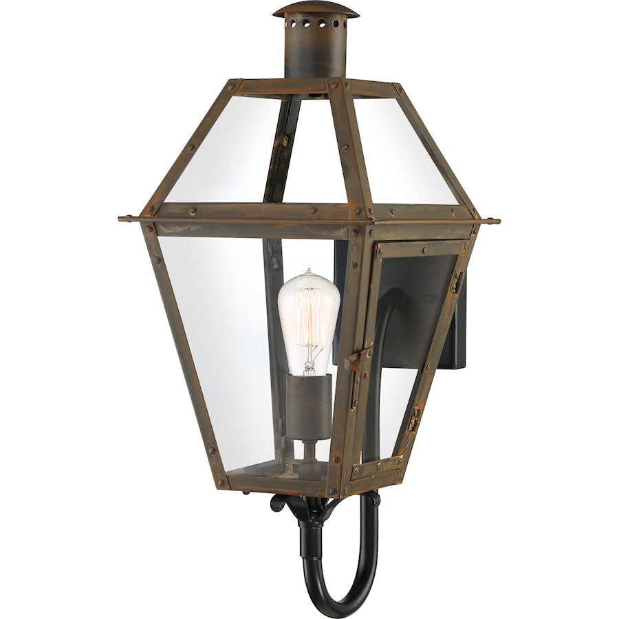 Rue De Royal Small Outdoor Wall Lantern, Bronze