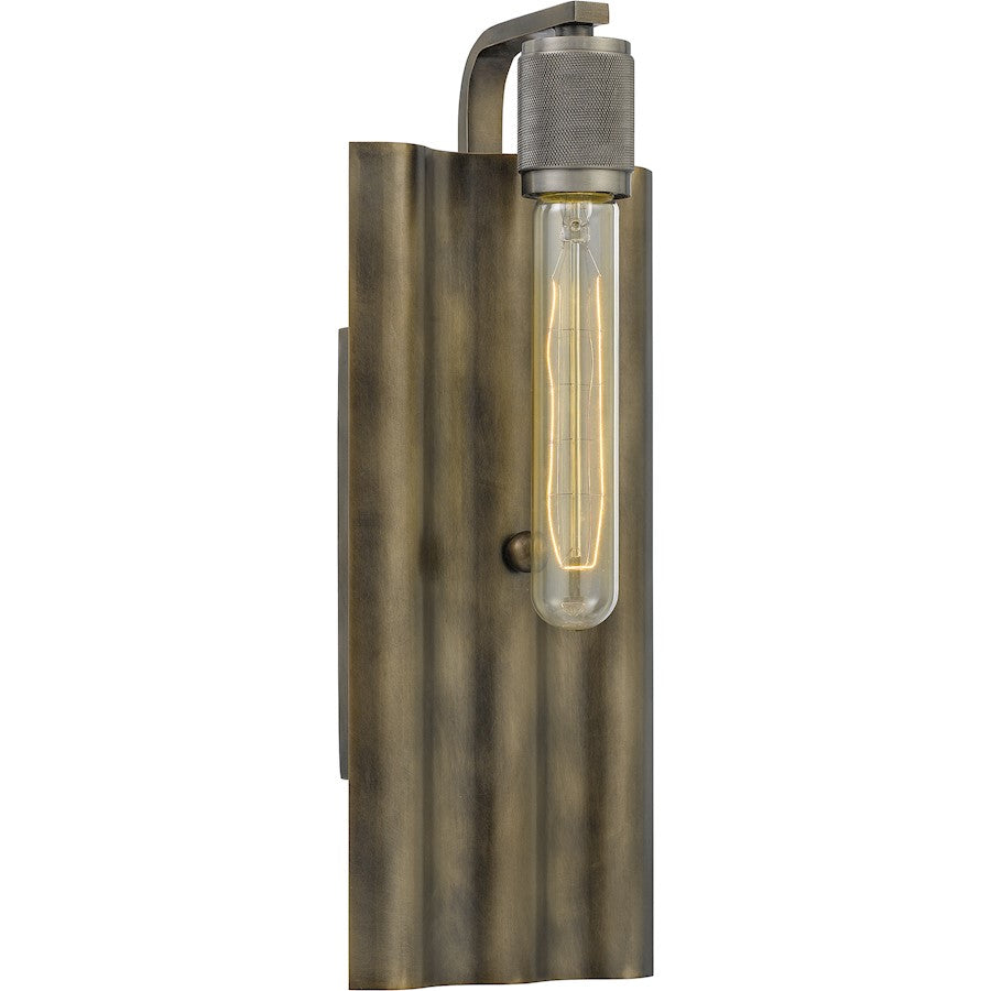 Quoizel Spinnaker 1 Light Wall Sconce, Statuary Bronze - SKR8605SU