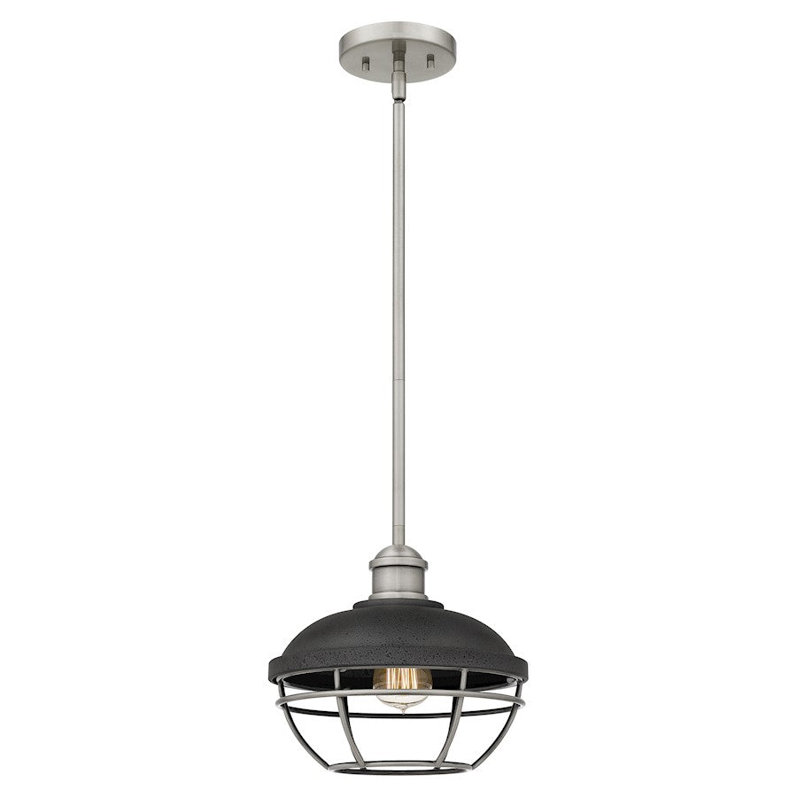 Sandpiper 1 Light Mini Pendant, Antique Pol Nickel/Metal