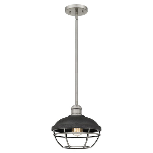 Sandpiper 1 Light Mini Pendant, Antique Pol Nickel/Metal