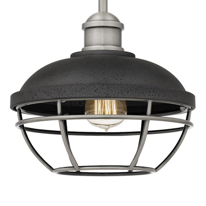 Sandpiper 1 Light Mini Pendant, Antique Pol Nickel/Metal