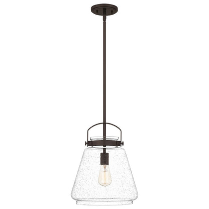 Stella 1 Light Mini Pendant, Clear Seeded