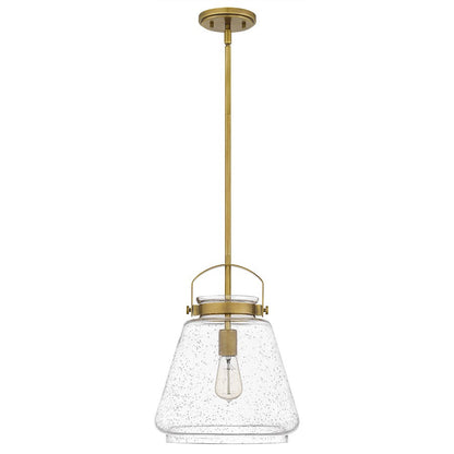 Stella 1 Light Mini Pendant, Clear Seeded