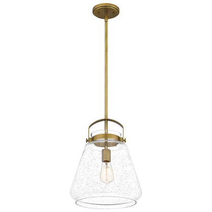 Stella 1 Light Mini Pendant, Clear Seeded