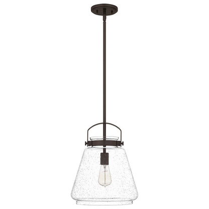 Stella 1 Light Mini Pendant, Clear Seeded