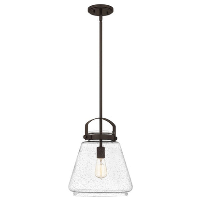 Stella 1 Light Mini Pendant, Clear Seeded
