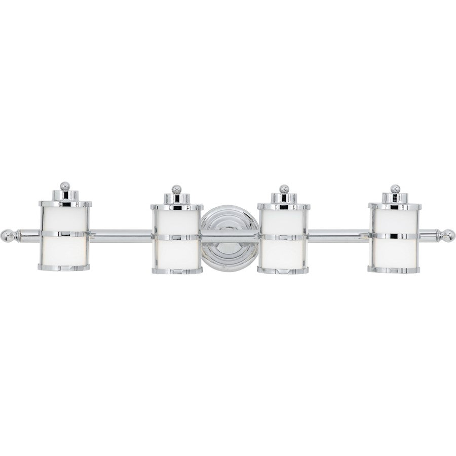 Tranquil Bay Bath Fixture, Polished Chrome