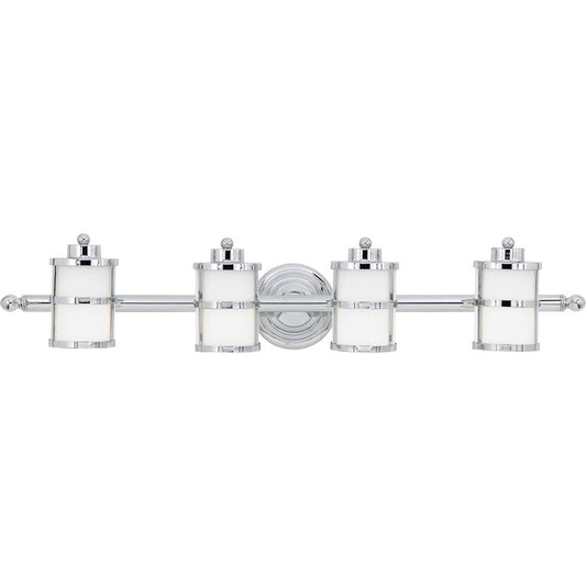 Tranquil Bay Bath Fixture, Polished Chrome