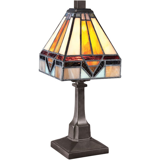 Lighting Tiffany 1 Light Table Lamp, Vintage Bronze