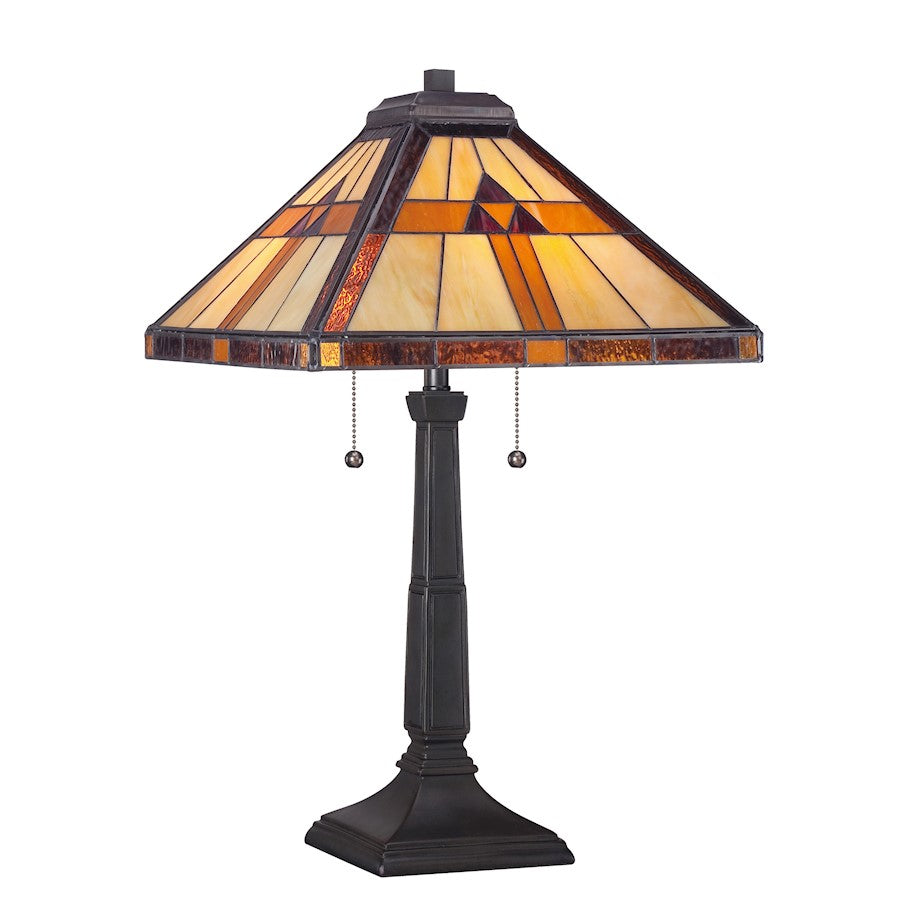 2 Light Bryant Tiffany Table Lamp