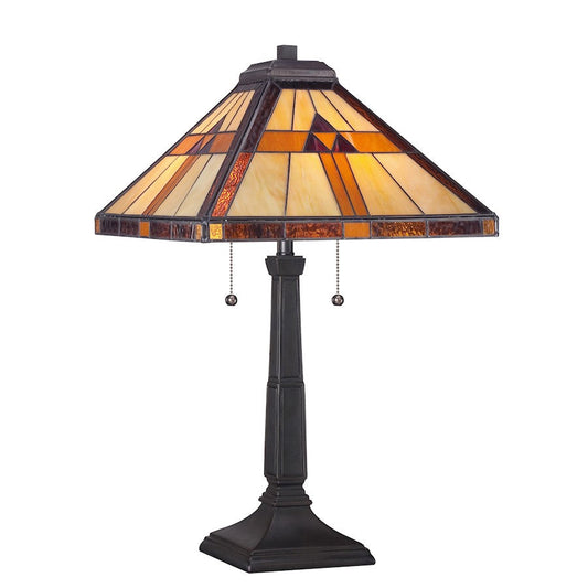 2 Light Bryant Tiffany Table Lamp