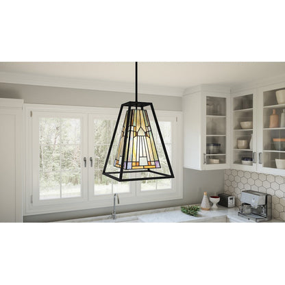 Caledonia 1 Light Mini Pendant, Matte Black