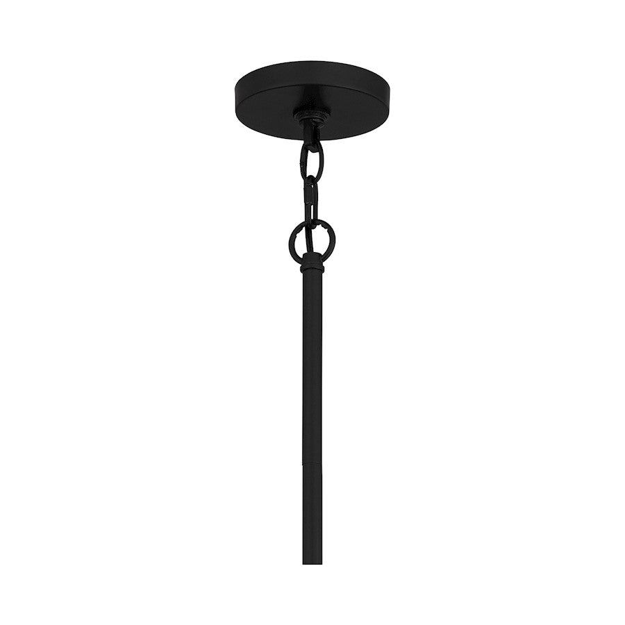 Mateo 1 Light Mini Pendant, Matte Black