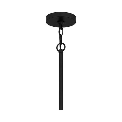 Mateo 1 Light Mini Pendant, Matte Black