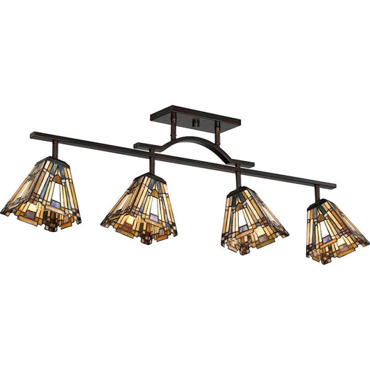 Inglenook 4 Light Ceiling Track Lights, Valiant Bronze