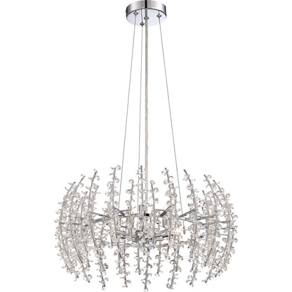 Valla Pendant, Polished Chrome