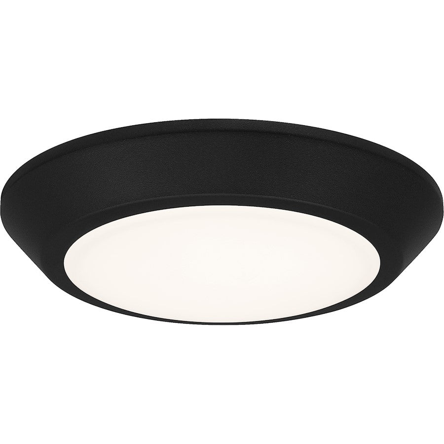 Quoizel Verge Flush Mount, Earth Black - VRG1605EK