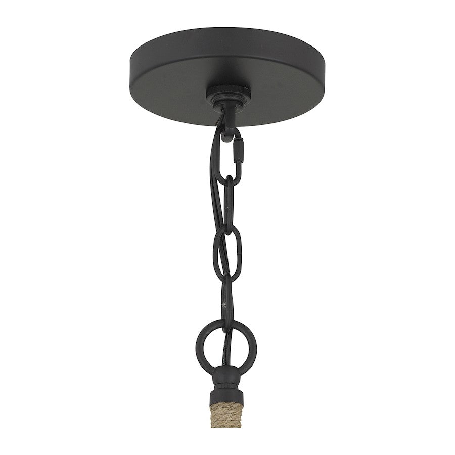 Wagner 1 Light Mini Pendant, Matte Black