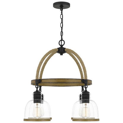 Wagner 4 Light Chandelier, Matte Black