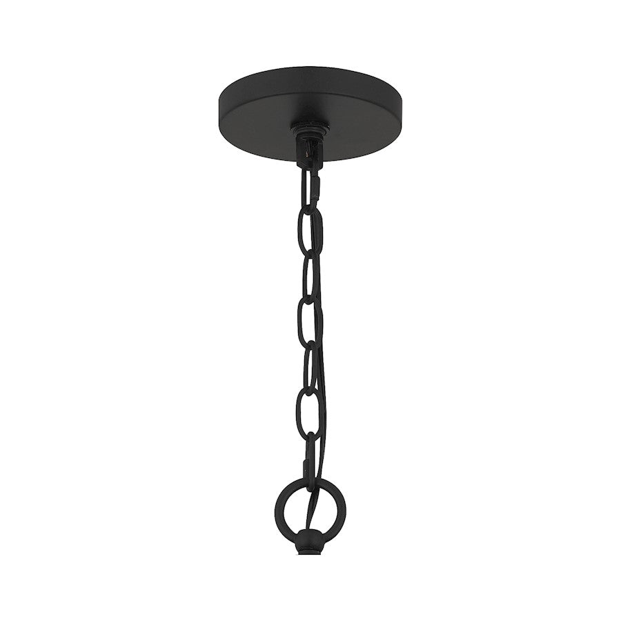 Wagner 4 Light Chandelier, Matte Black