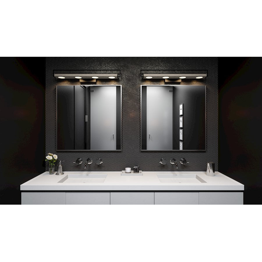 Quoizel Winnett 24" Bath Vanity, Matte Black - WINN8524MBK