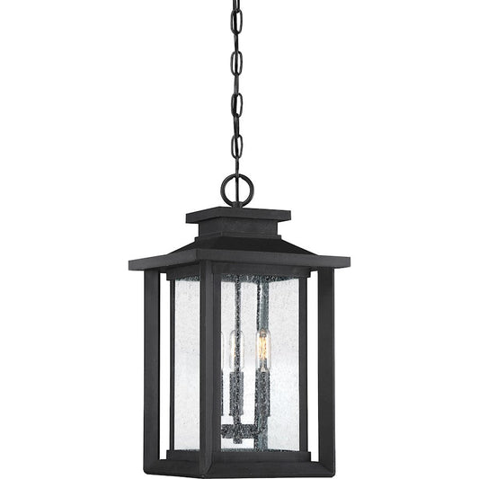 Wakefield 3 Light Outdoor Hanging Lantern, Earth Black