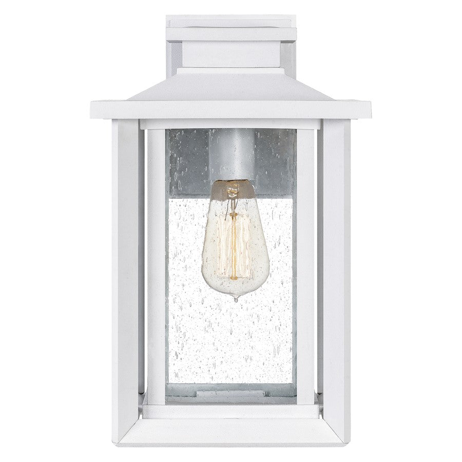 Wakefield 1 Light Outdoor Wall Lantern, White Lustre