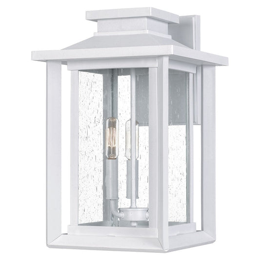 Wakefield 3 Light Outdoor Wall Lantern, White Lustre