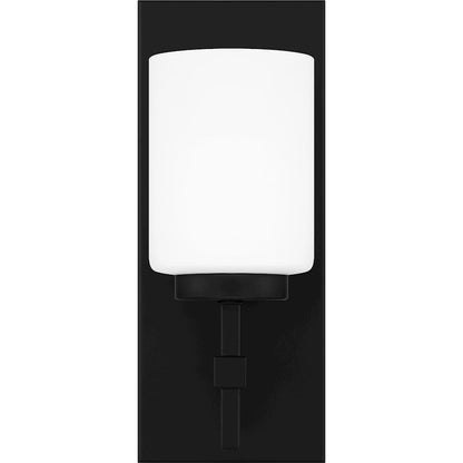 Wilburn 1 Light Wall Sconce, Opal Etched