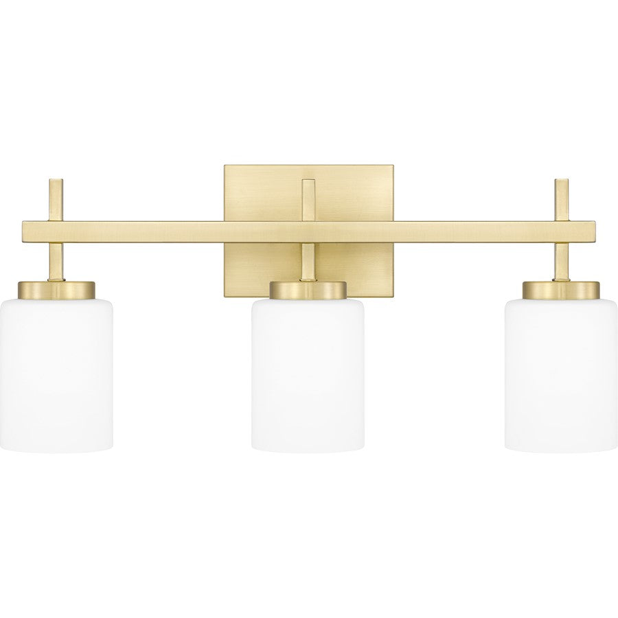 Wilburn 3 Light Bath Light, Opal Etched