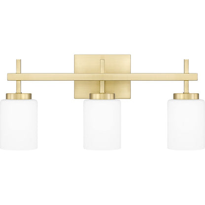 Wilburn 3 Light Bath Light, Opal Etched