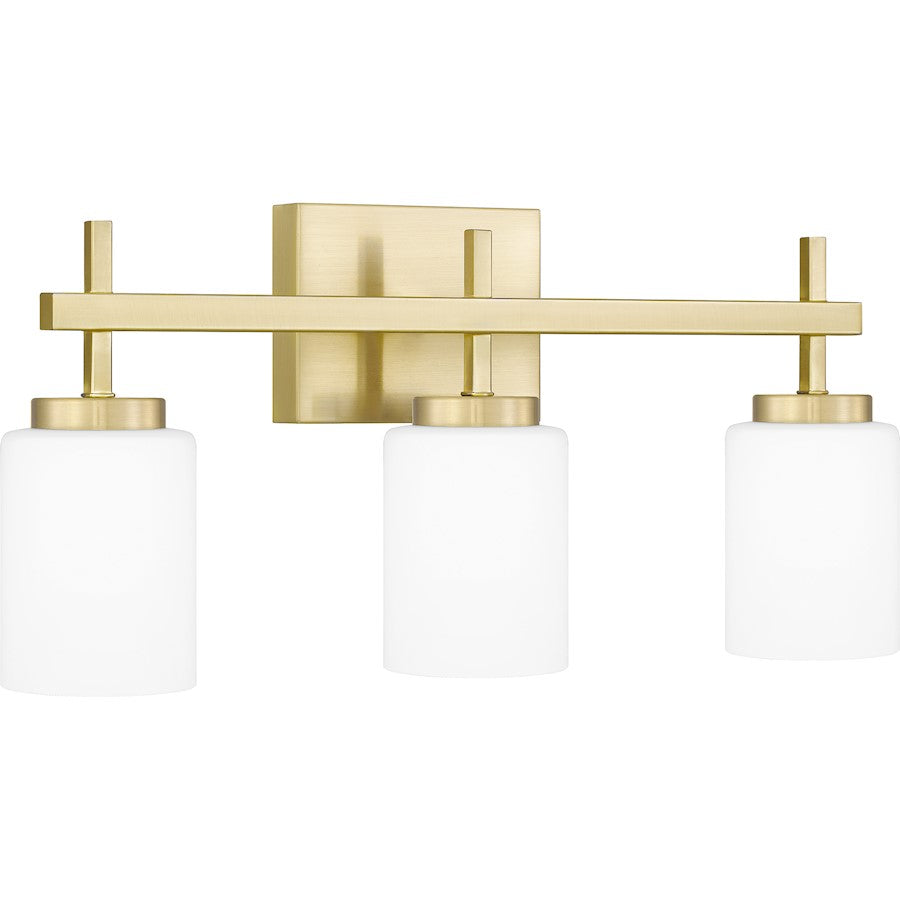 Wilburn 3 Light Bath Light, Opal Etched