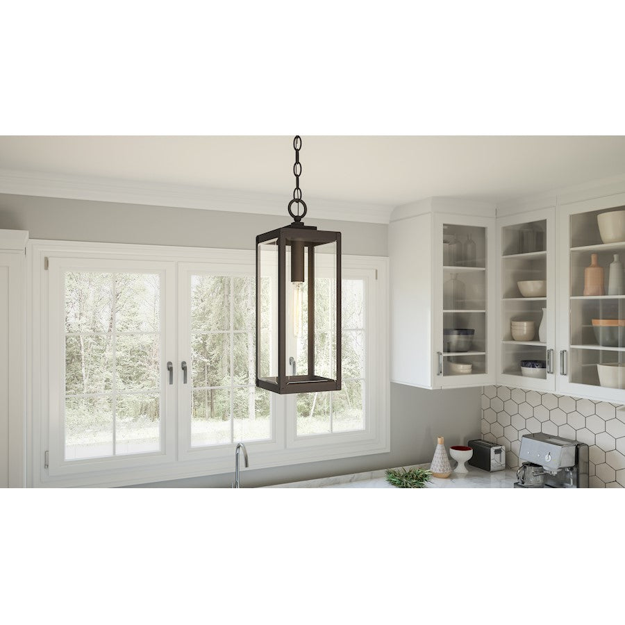 Westover 1 Light Mini Pendant, Clear Seeded