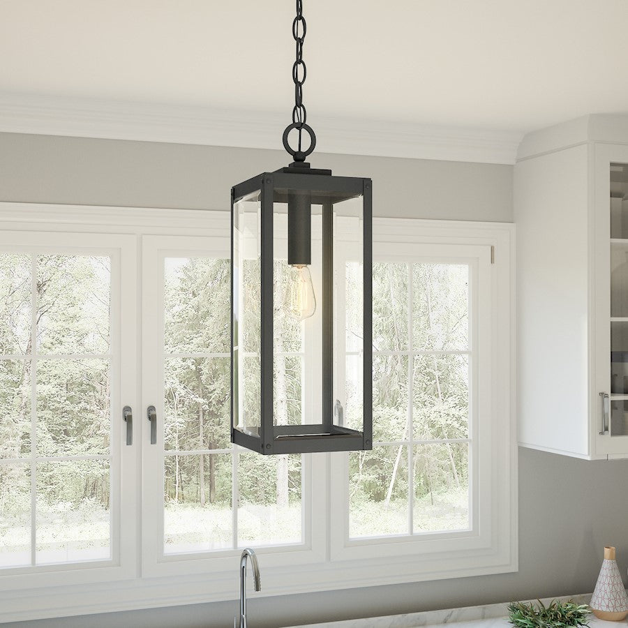 Westover 1 Light Mini Pendant, Clear Seeded