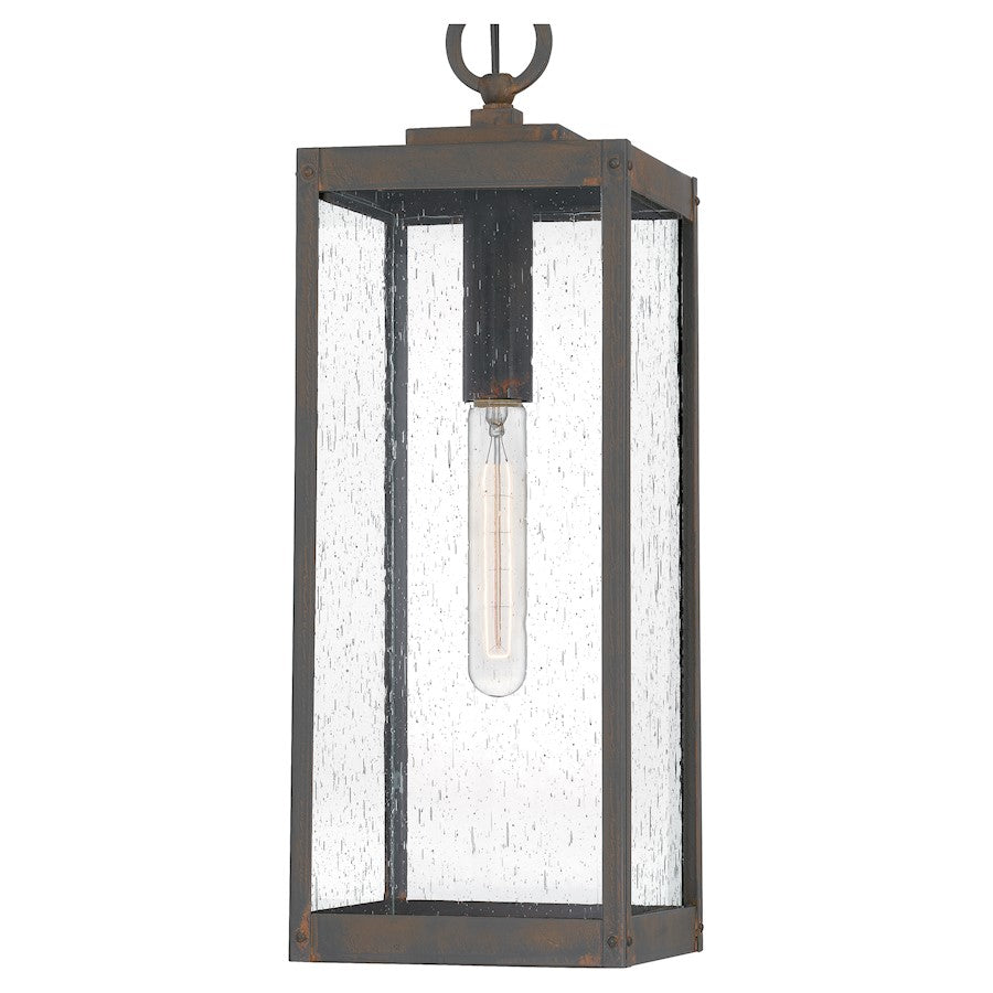 Westover 1 Light Mini Pendant, Clear Seeded