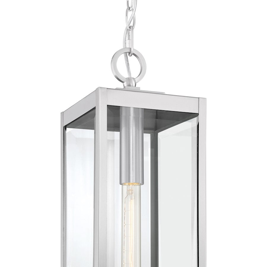 Westover 1 Light Mini Pendant, Clear Seeded