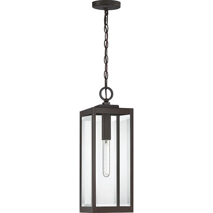 Westover 1 Light Mini Pendant, Clear Seeded