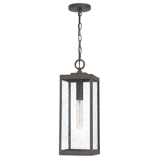 Westover 1 Light Outdoor Hanging Lantern, Industrial Bronze