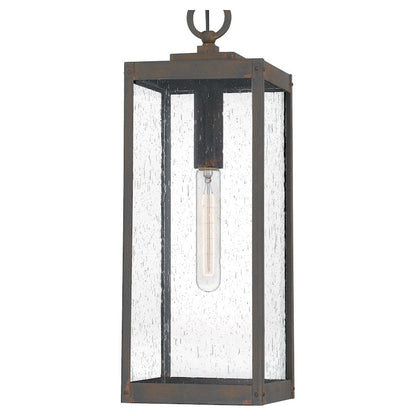 Westover 1 Light Outdoor Hanging Lantern, Industrial Bronze