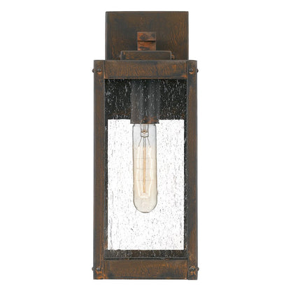 Westover 1 Light Outdoor Wall Lantern, Bronze