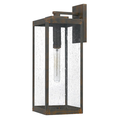 Westover 1 Light Outdoor Wall Lantern, Bronze