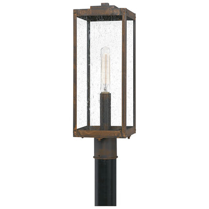 Westover 1 Light Outdoor Post Lantern, Industrial Bronze